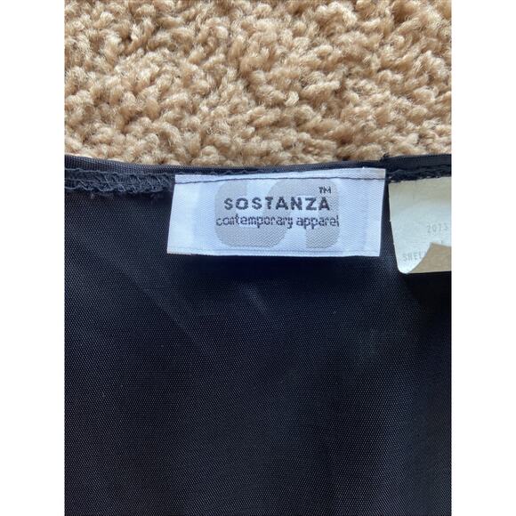 Vintage VTG Sostanza Christmas Holiday Holly Floral Plaid Vest Small/Medium - Picture 8 of 11